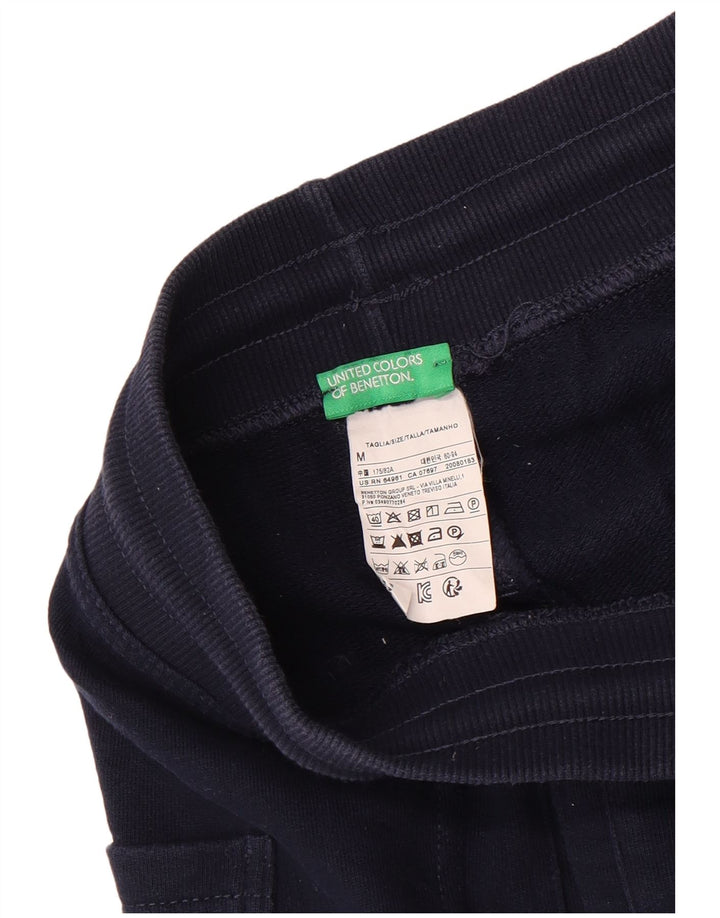 Benetton Pantalón Corto Sport Hombre Azul Marino Medio Algodón