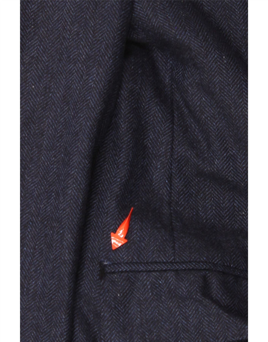 CANALI Chaqueta tipo blazer de 2 botones para hombre IT 52 XL Cachemira en espiga azul marino