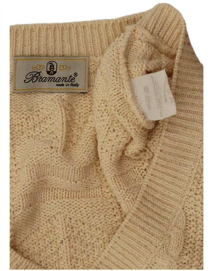 Bramante Jersey con Cuello en V para Hombre 2XL Seda Beige