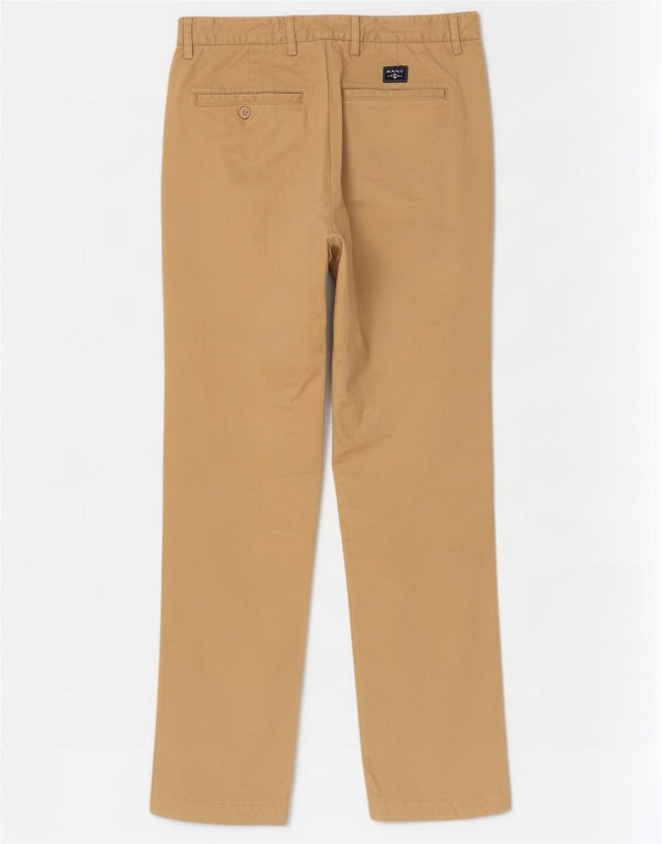 Gant Pantalón chino New Haven de corte regular para hombre W34 L30 Algodón beige