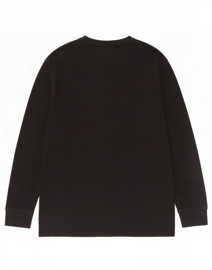 Champion Mujer Top Manga Larga UK 44 Mediano Negro Algodón