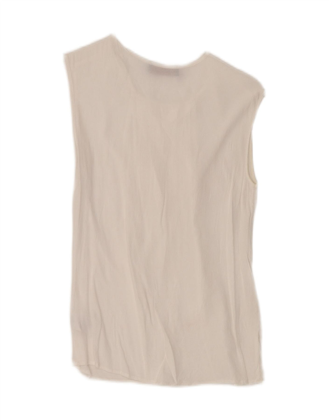Blusa Mujer Trussardi Jeans Top IT 40 Small Viscosa Blanca