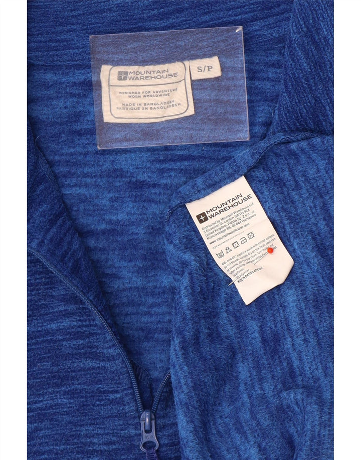 Jersey de forro polar con cuello y cremallera para hombre de Mountain Warehouse Poliéster moteado azul pequeño