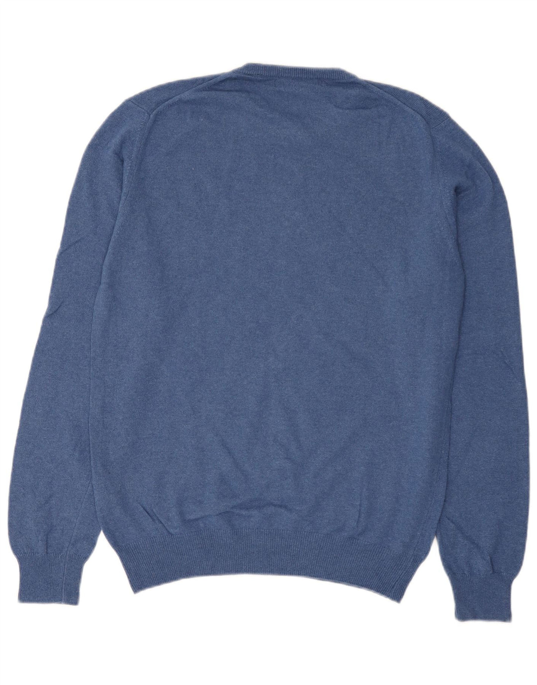 Liberto Jersey de cuello redondo para hombre IT 52 Large Blue Wool