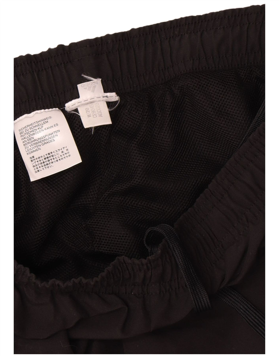 Pantalón De Chándal Adidas Hombre Mediano Negro Colorblock Poliéster
