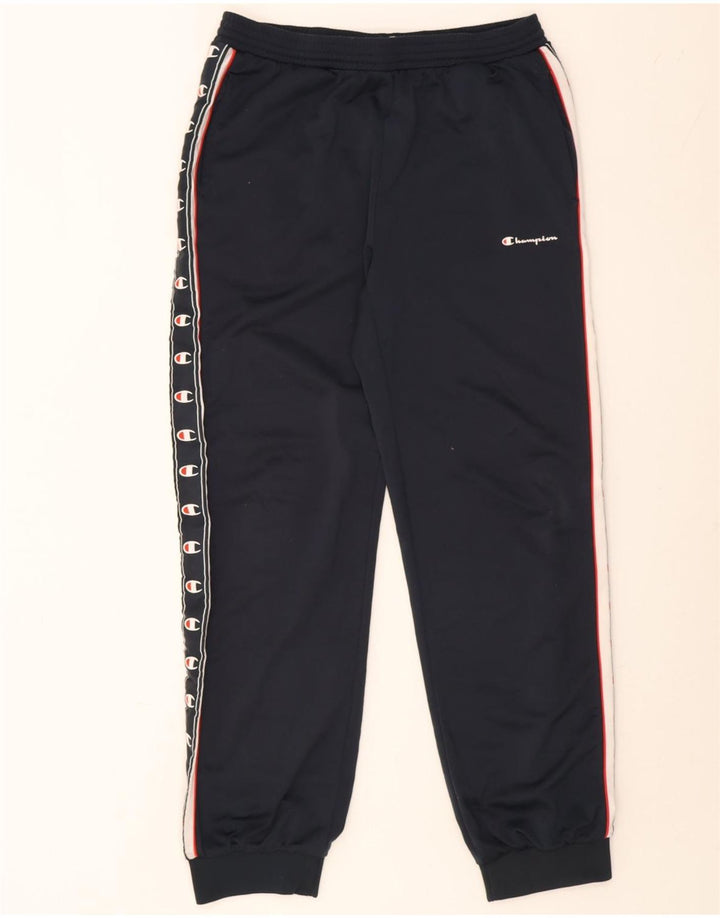 Champion Pantalones De Chándal Gráficos Para Hombre Joggers Poliéster Azul Marino Medio