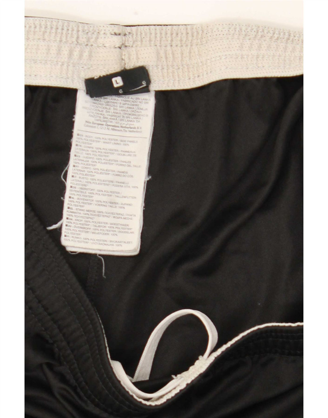 Nike Dri Fit - Pantalones cortos deportivos para hombre (poliéster), color negro