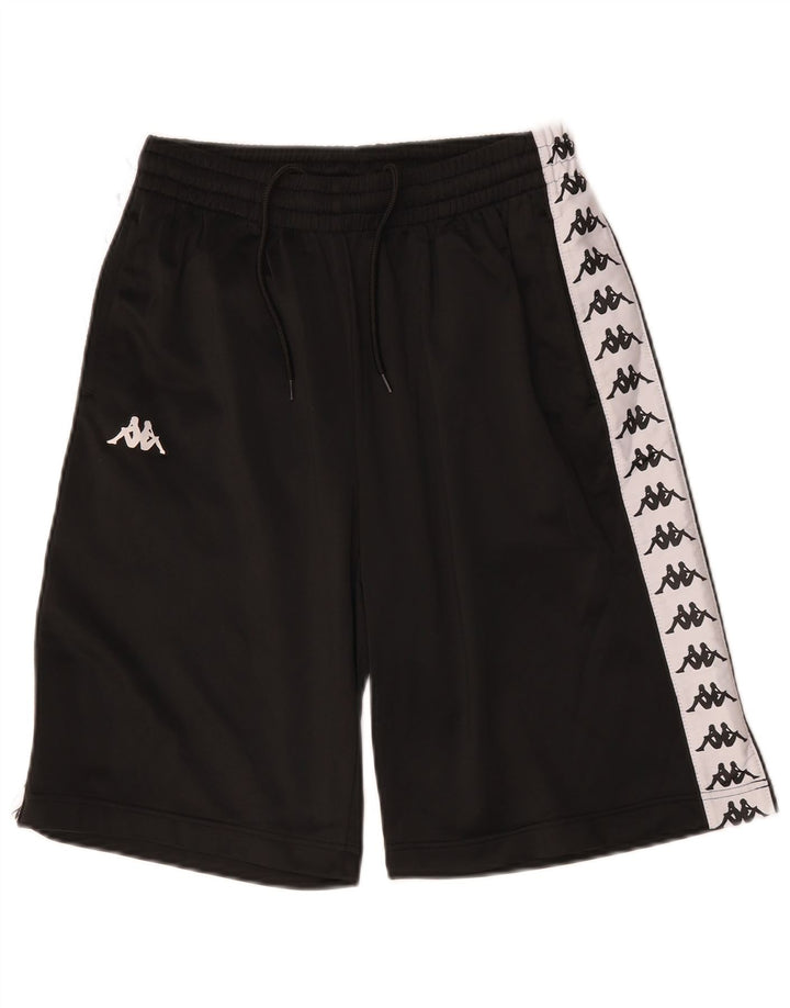 Kappa Mens Graphic Sport Shorts Medium Negro Colorblock Poliéster