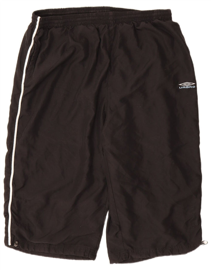 UMBRO Bermudas deportivas para hombre 2XL Poliéster negro