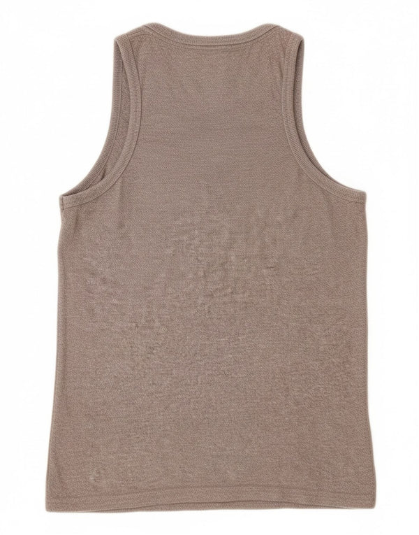 Superdry Hombre Camiseta Sin Mangas Con Estampado De Algodón Con Motivos Grises Pequeños