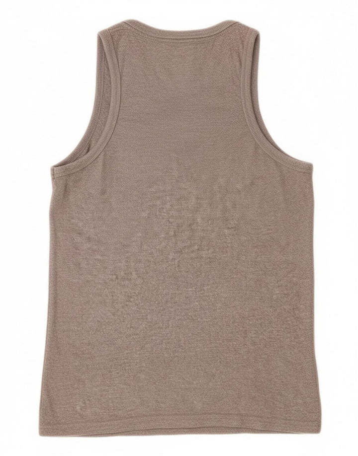 Superdry Hombre Camiseta Sin Mangas Con Estampado De Algodón Con Motivos Grises Pequeños