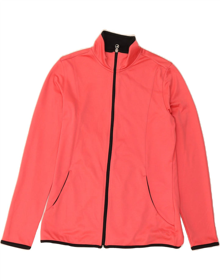 DIADORA Womens Tracksuit Top Jacket UK 14 Large Pink Polyester Vintage Diadora and Second-Hand Diadora from Messina Hembry 