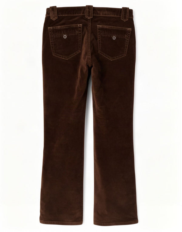 Gap Pantalones Casuales De Terciopelo Bootcut Elásticos Para Mujer W30 L30 Marrón