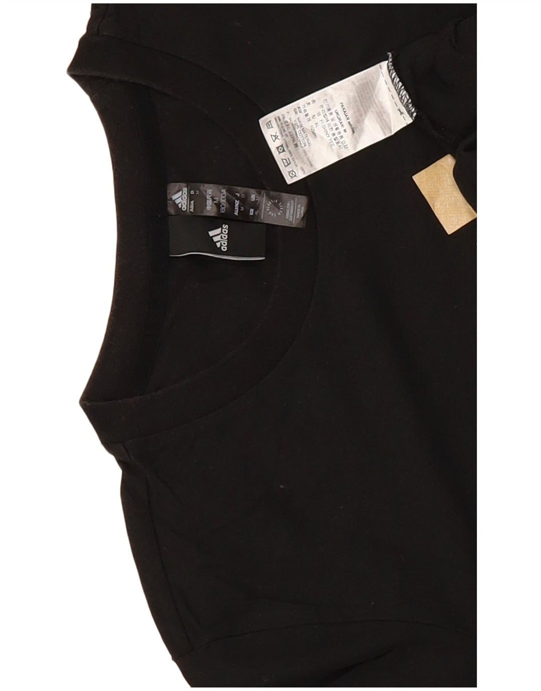 Adidas - Camiseta gráfica para hombre, talla mediana, algodón negro