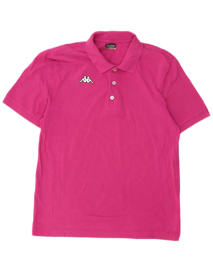 KAPPA Polo para hombre grande rosa