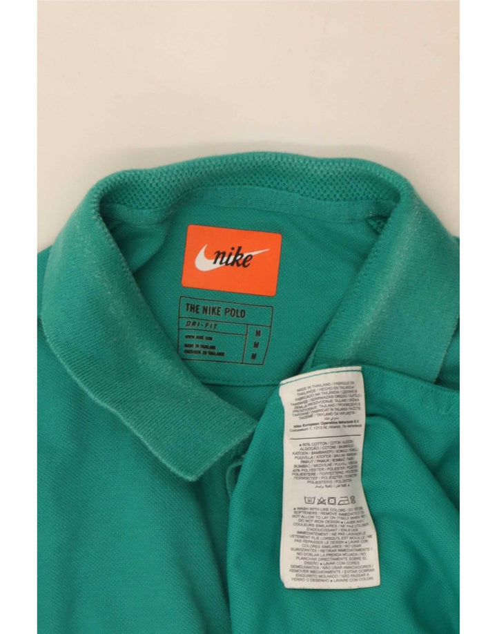Polo Nike Dri Fit para hombre de algodón verde medio