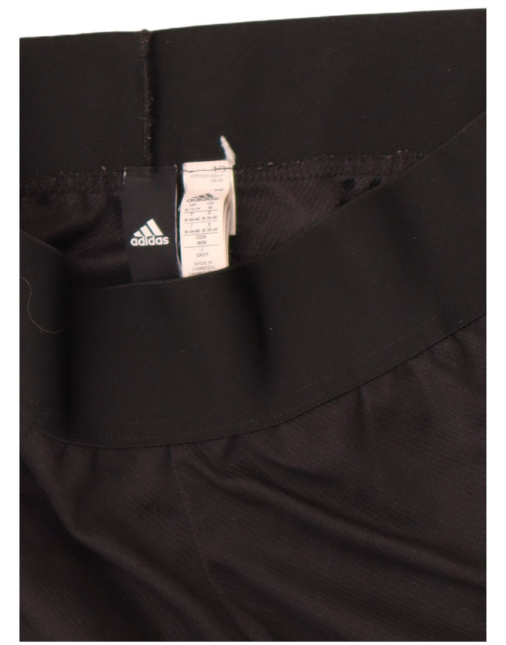 Adidas Pantalones de Chándal para Mujer UK 12/14 Mediano Negro Poliéster