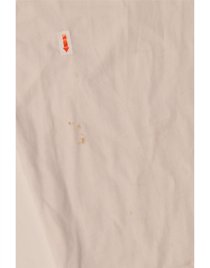 Timberland Camiseta gráfica para hombre Top grande de algodón blanco