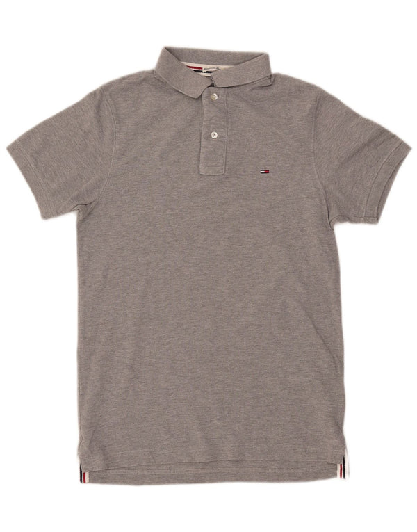 TOMMY HILFIGER Polo para hombre Small Grey Cotton