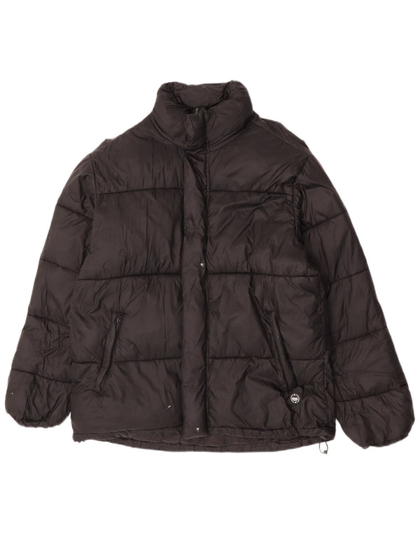 Zara Hombre Chaqueta Acolchada ES 38 Mediana Poliamida Negra