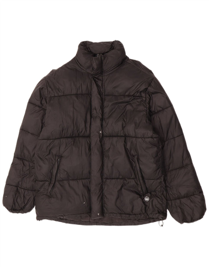 Zara Hombre Chaqueta Acolchada ES 38 Mediana Poliamida Negra