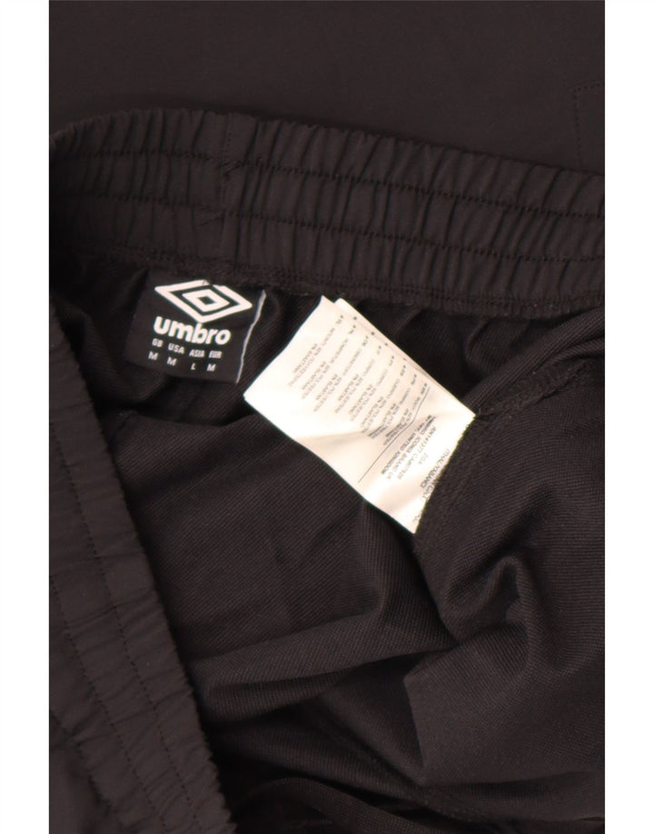 Pantalones cortos deportivos Umbro Brentford FC para hombre, poliéster negro mediano