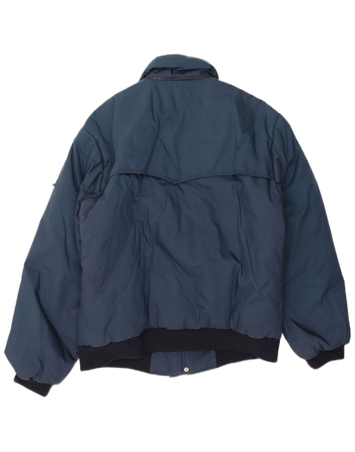 Fila Chaqueta acolchada para hombre IT 52 XL Poliamida color block azul marino