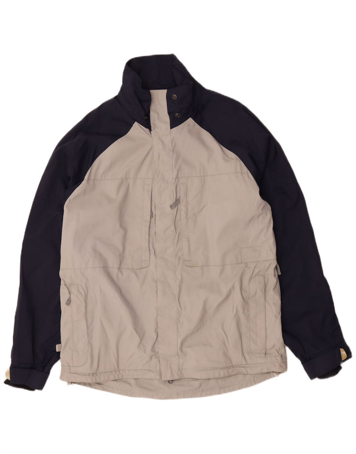 O'Neill Chaqueta impermeable para hombre UK 40 Large Azul Colorblock Poliéster