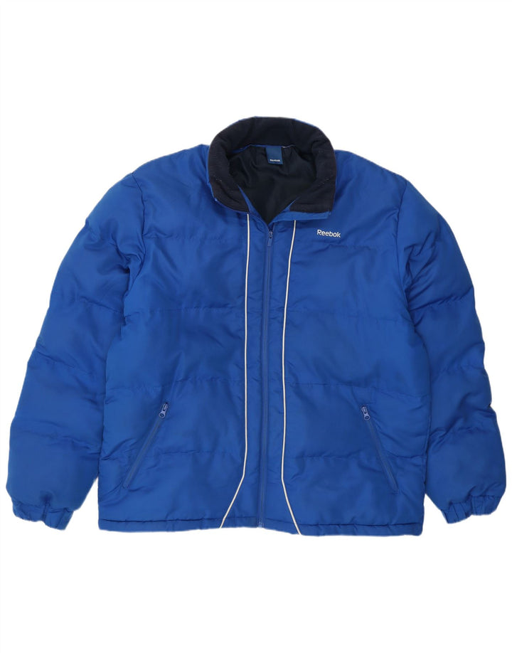 Reebok Chaqueta acolchada para hombre UK 42 XL Poliéster azul