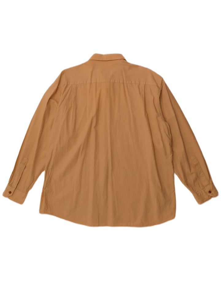 Camisa vintage para hombre grande beige
