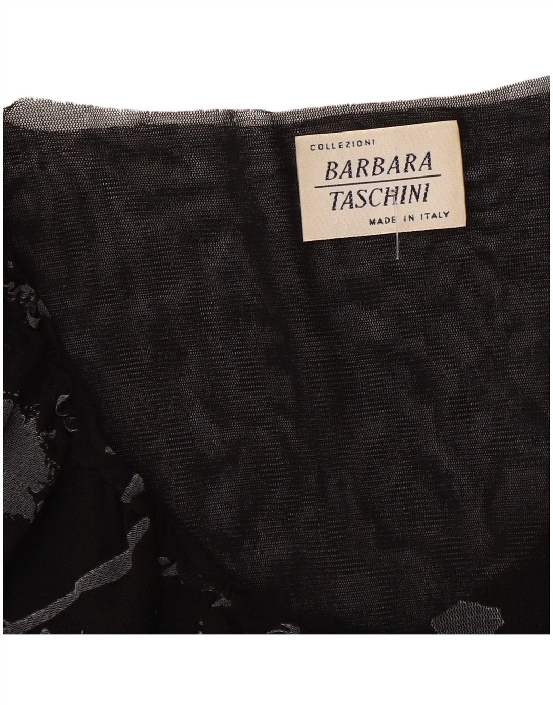 BARBARA Womens Asymmetric Blouse Top UK 12 Medium Black Flecked