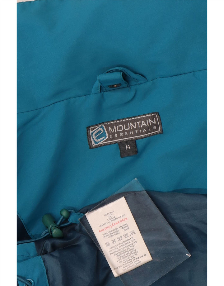 Mountain Essentials Chaqueta impermeable para mujer UK 44 Large Nylon azul
