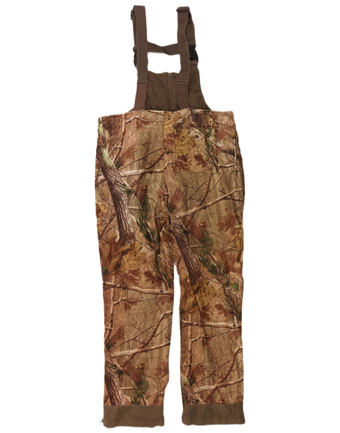 GAME WINNER Mono para hombre Pantalones de peto XL W36 L28 Camuflaje marrón