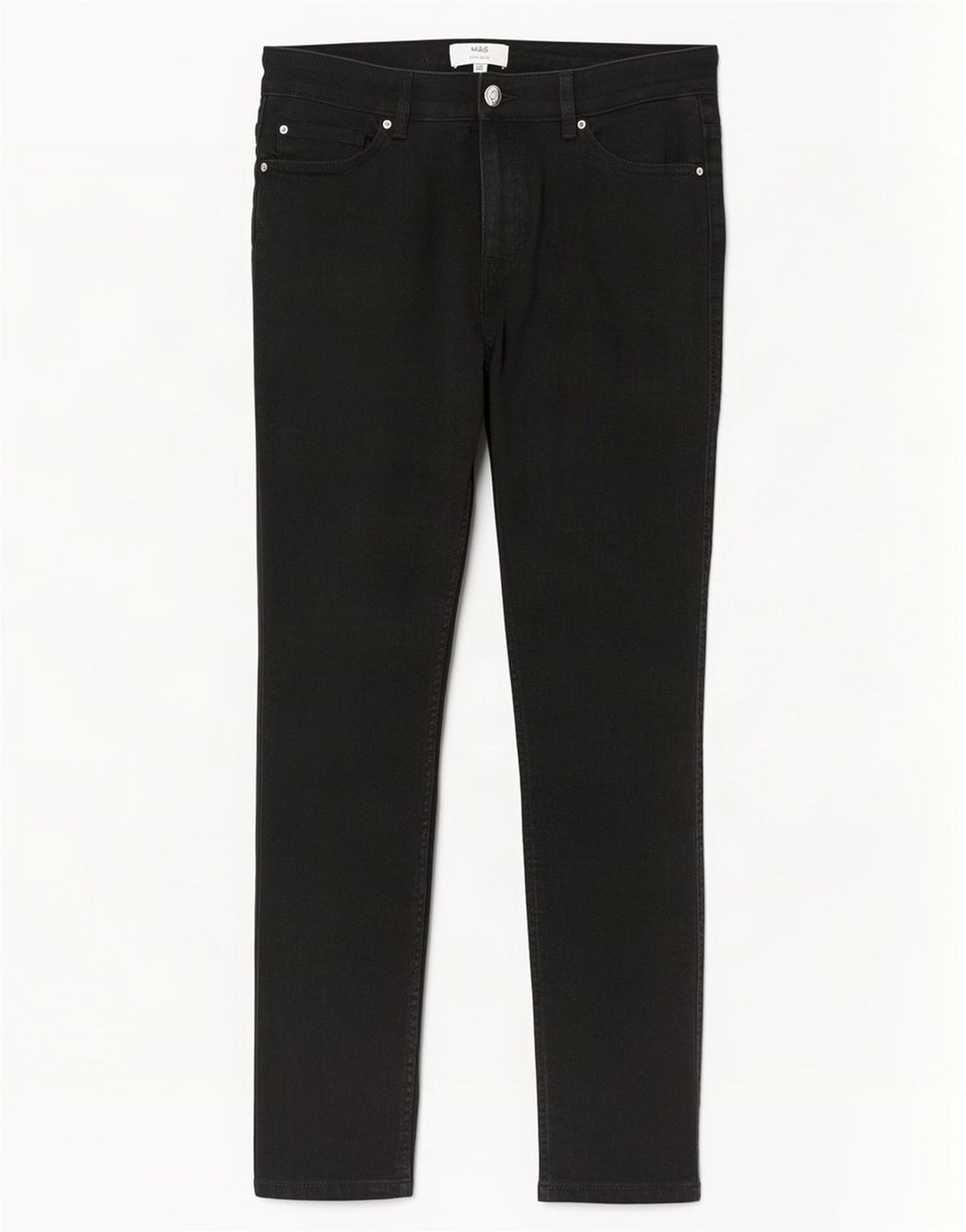 Marks & Spencer Vaqueros cortos y ajustados para mujer UK 14 Medium W30 L27 Algodón negro