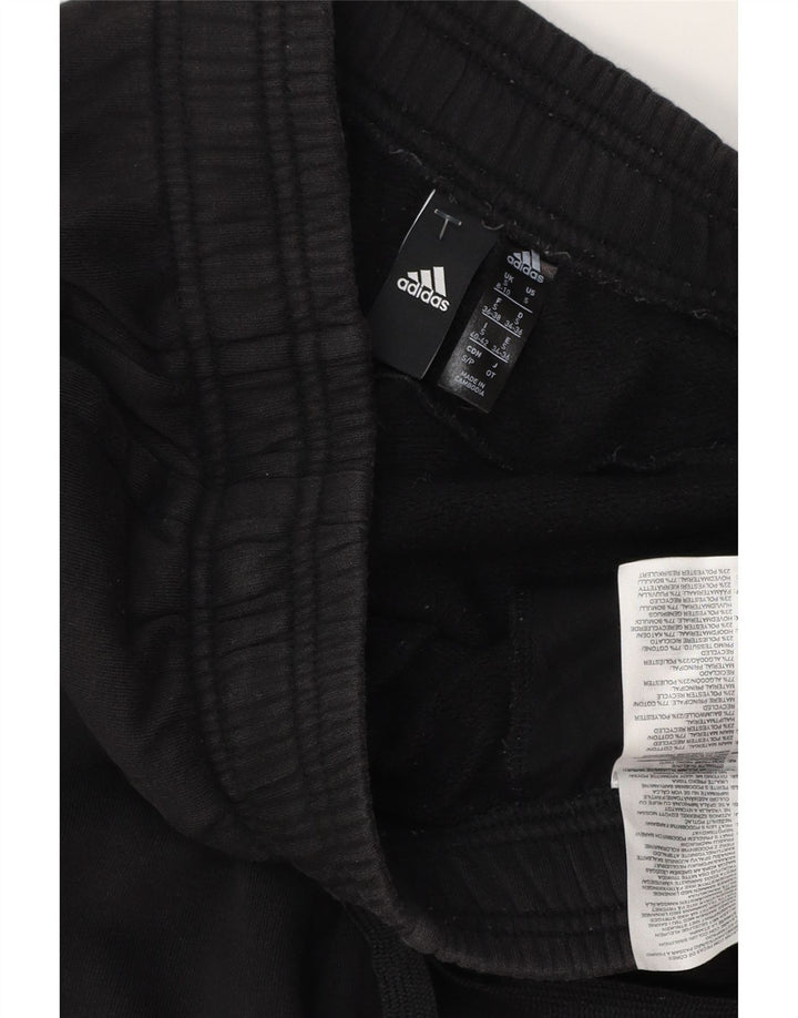 ADIDAS Pantalones de chándal para mujer Joggers UK 8/10 Small Black Cotton