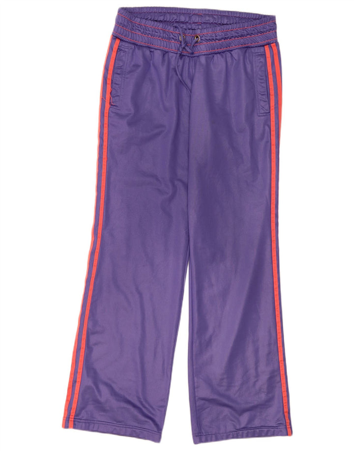 Adidas Pantalones de chándal para mujer UK 44 Medio Púrpura Poliéster