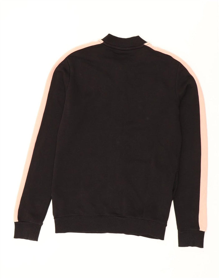 Puma Chaqueta de chándal gráfica para mujer UK 10 Small Black Colourblock