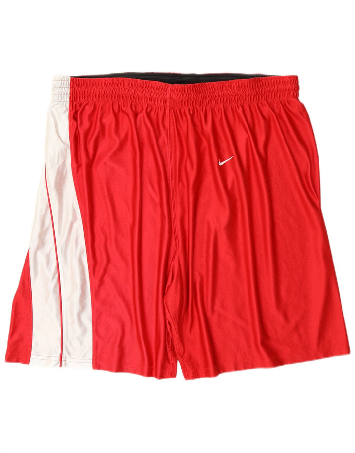 Nike - Pantalones cortos deportivos para hombre, talla 3XL, color rojo, poliéster