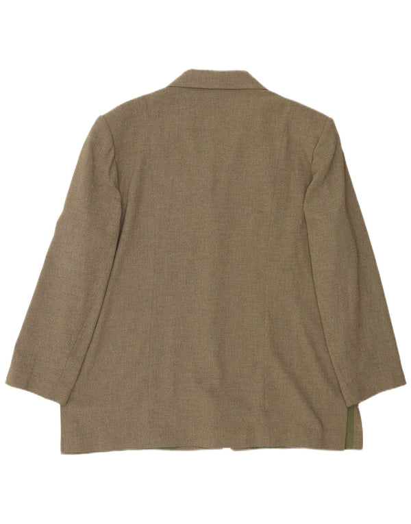 Endora Chaqueta Blazer de 3 Botones para Mujer UK 20 2XL Poliéster Caqui