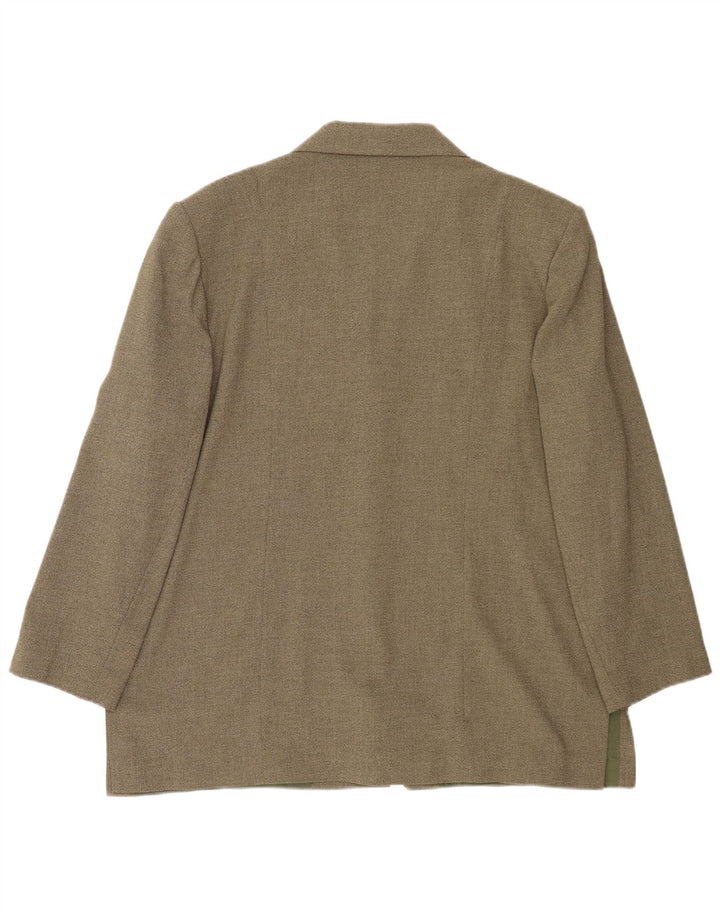 Endora Chaqueta Blazer de 3 Botones para Mujer UK 20 2XL Poliéster Caqui