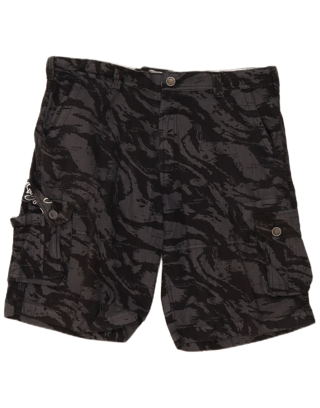 Billabong Shorts Cargo Gráficos Para Hombre W40 XL Camuflaje Gris