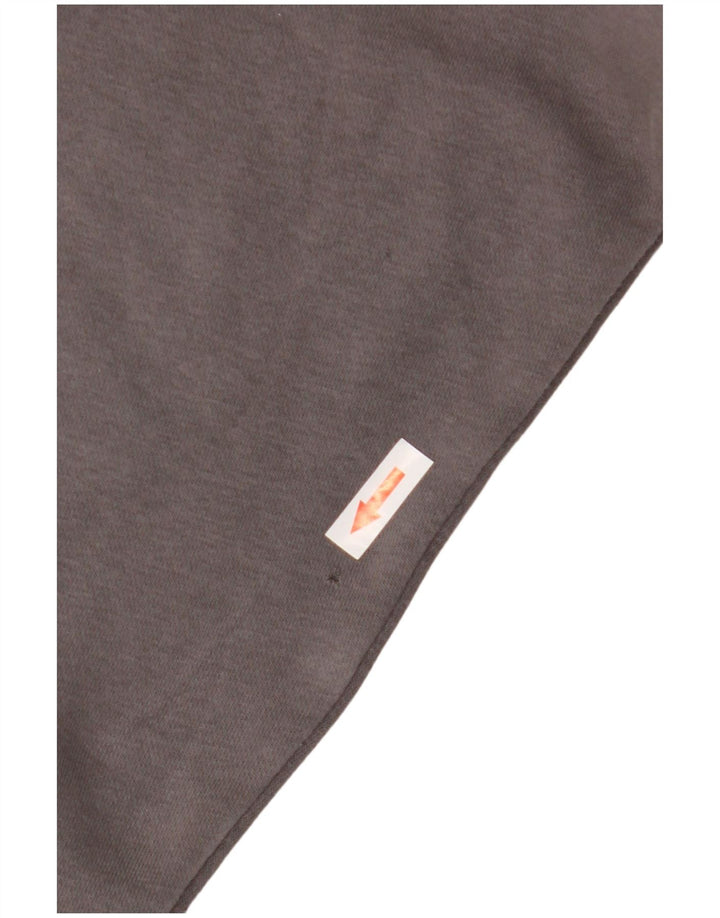 Nike Hombre Sudadera con gráfico tipo jersey de algodón color block en gris medio