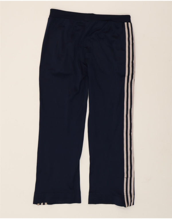 ADIDAS Pantalones de chándal para mujer UK 44 Mediano Azul marino Poliamida