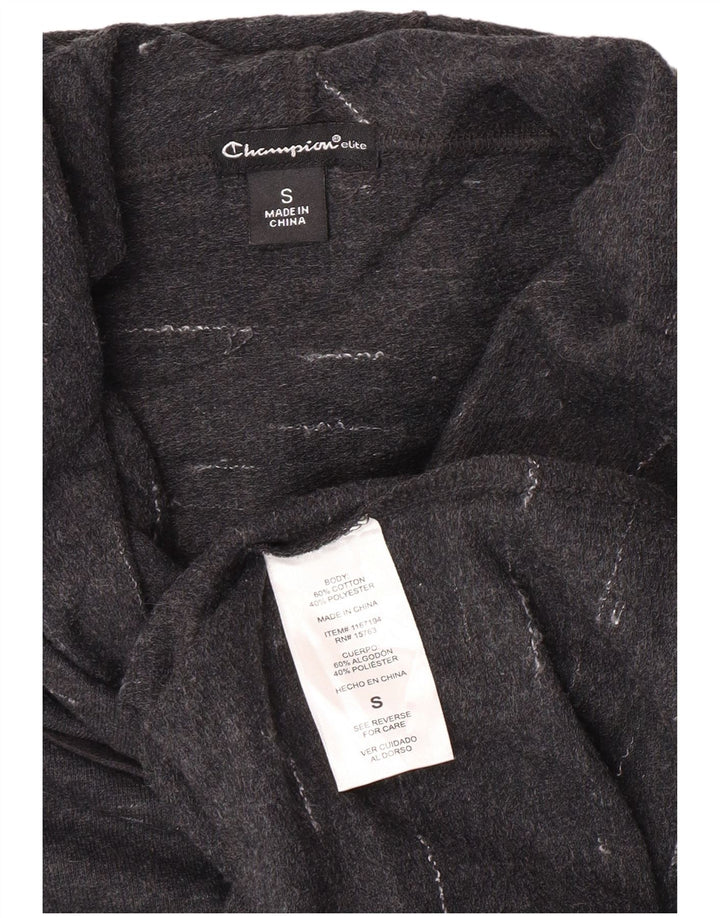 Champion Sudadera con capucha extragrande para mujer Reino Unido 10 Pequeño algodón moteado gris