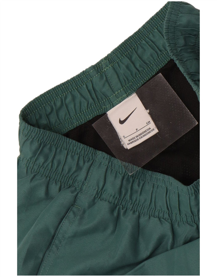 Nike - Pantalones cortos deportivos para hombre, talla pequeña, poliéster verde