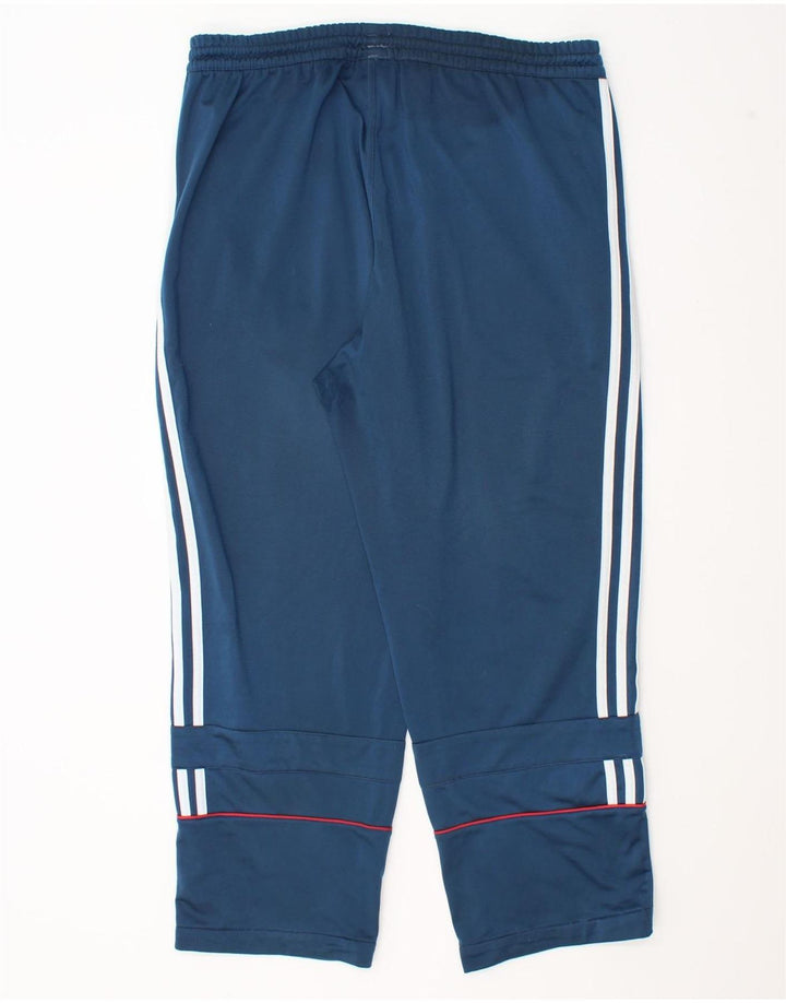 Adidas - Pantalón de chándal para hombre, talla 40/42, color azul medio, poliéster