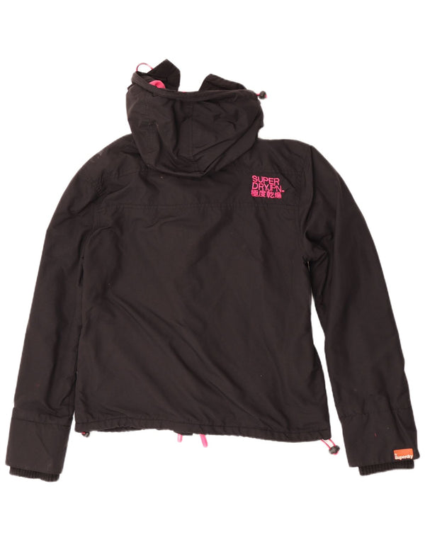 Superdry Chaqueta Cortavientos Estampada para Mujer UK 46 Large Black