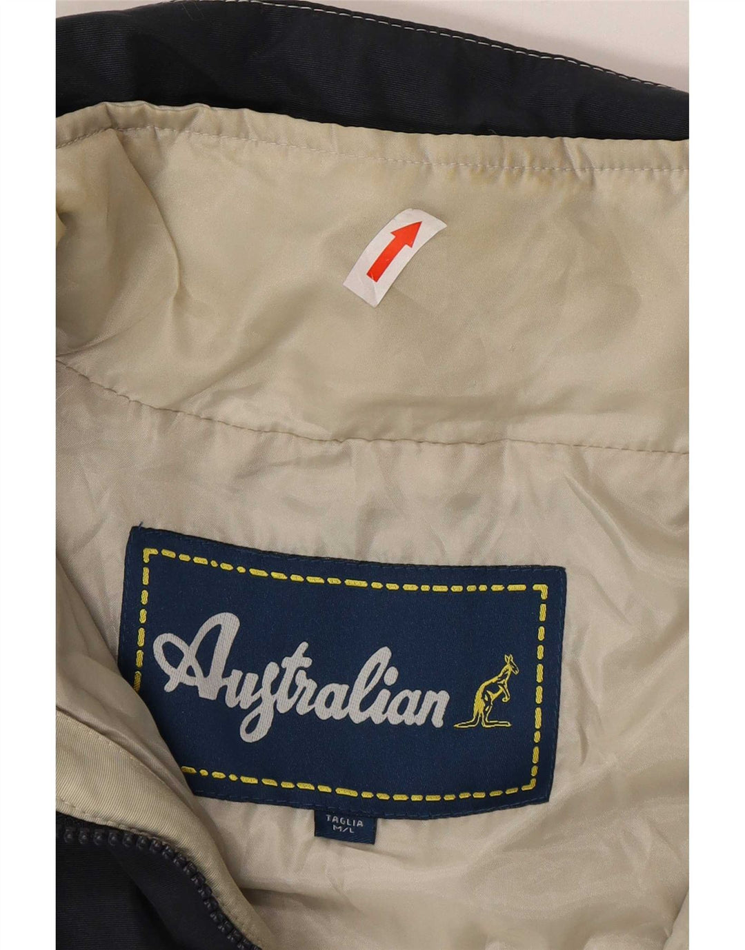 AUSTRALIAN L'ALPINA Chaqueta cortavientos para hombre UK 38 Azul marino medio