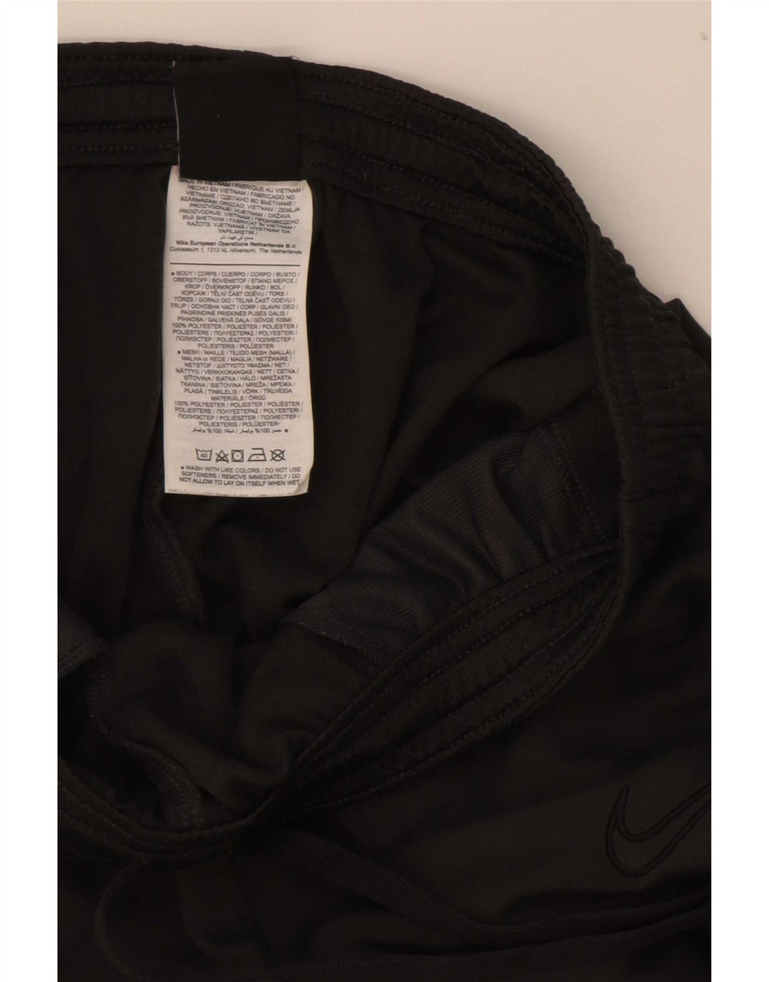 Nike - Pantalones de chándal Dri Fit para hombre (talla pequeña), color negro y poliéster