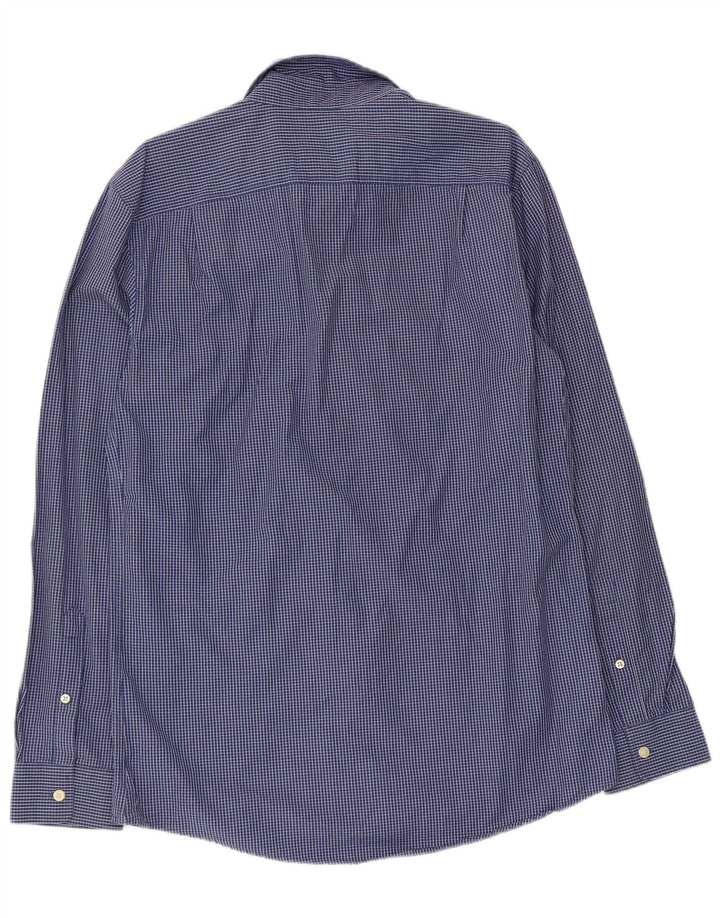 Camisa Jack Wills Hombre Algodón Vichy Azul Medio